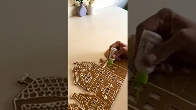 Новогоднее украшение. Украшаем дом на Новый год. Новогодняя, зимняя поделка🎄