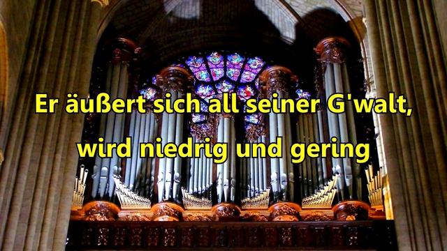 Лютеране. "Lobt Gott, Ihr Christen, alle gleich" (RDGB 39, EG 27)