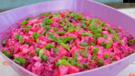 Вкусный Салат из овощей и сельди😋