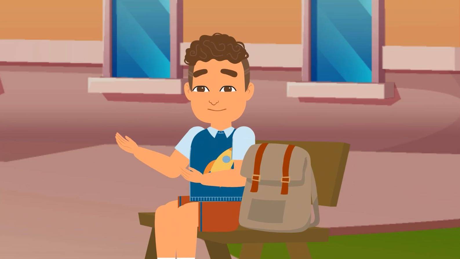 Анимационный ролик о необходимости вакцинации.