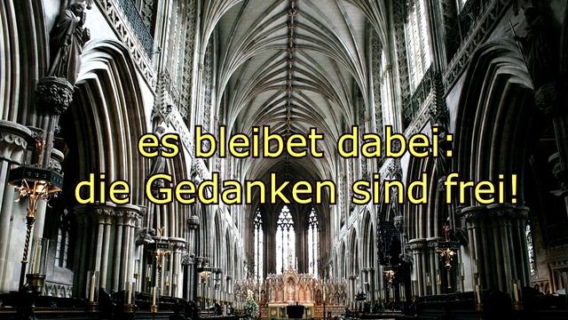 Die Gedanken sind frei