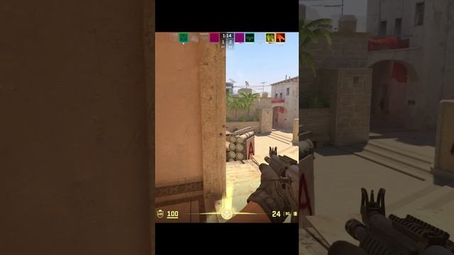 CS2 -4 Mirage #shorts #cs2 #csgo #counterstrike2 #csgoclips #gaming #cs2clips #cs #mirage