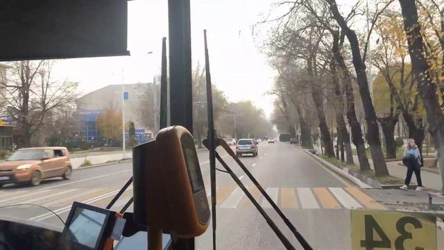 1️⃣  катаемся на автобусе по Алматы 2️⃣ вешаем вывеску OZON на Зорге 2 В ❗