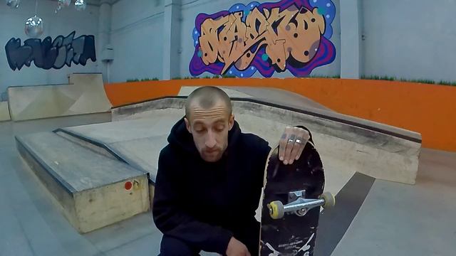 Мой путь: Fakie fs flip на фанбоксе.