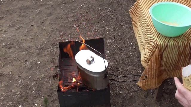 Народный любимый походный суп с клецками