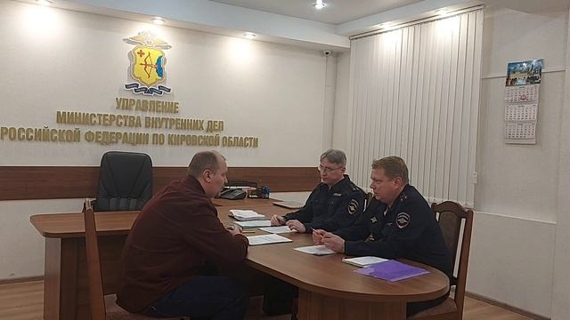 Начальник УОООП УМВД по Кировской области полковник Сосновщенко Роман и Юрист Вадим Видякин АНОНС