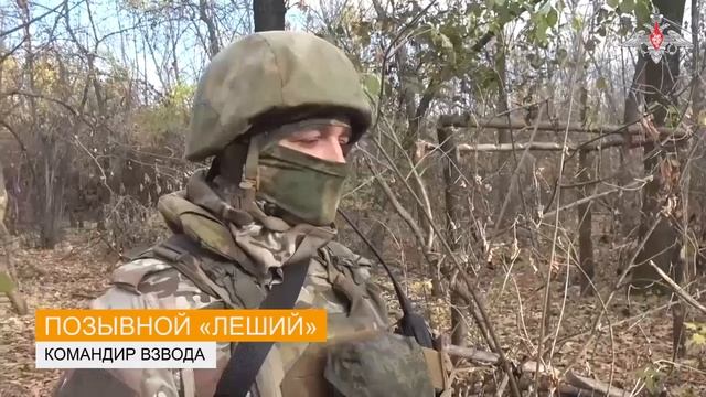 Боевая работа бронегруппы военнослужащих ГрВ «Юг»