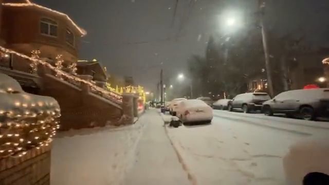 New York in a snowstorm Dec.16