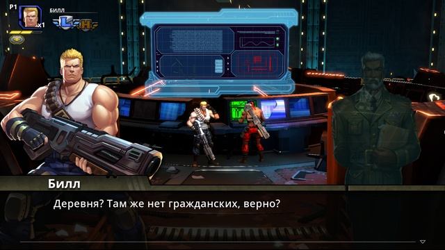 (Iwankus) Contra - Operation Galuga (Билом Рейзером)(PC) 2 уровень (послесловие)