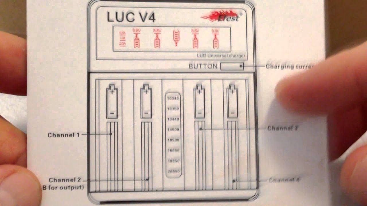 Efest LUC V4 CARGADOR UNIVERSAL www.provaping.com