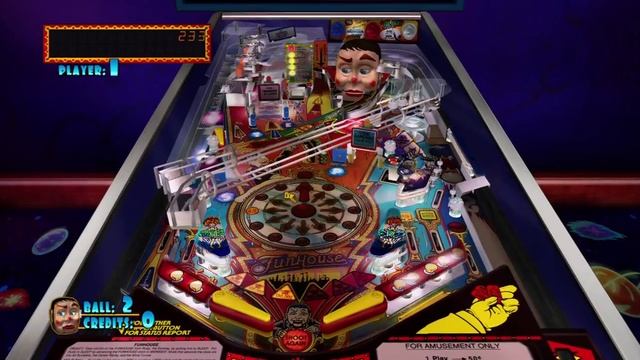 Funhouse Pinball Hall of Fame The Williams Collection Xbox 360 gameplay 720P