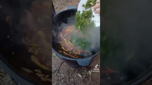 на природе