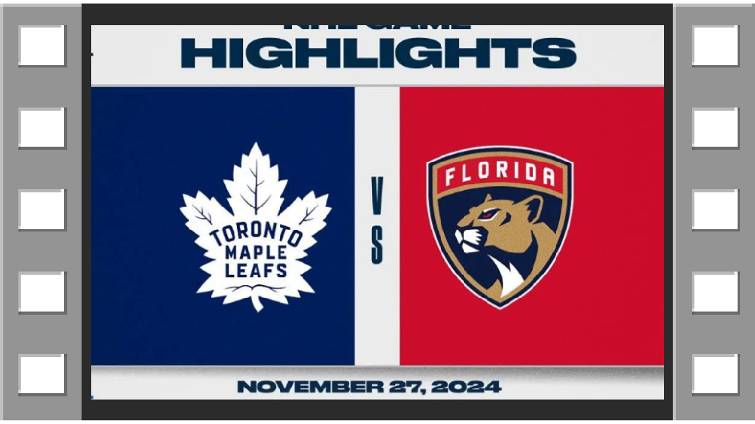 NHL Highlights  Торонто М vs. Флорида Пантерз - November 27, 2024