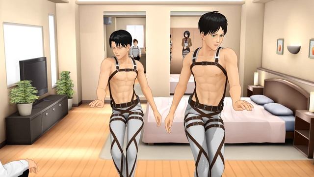 MAMAMOO - HIP (Levi x Eren) MMD