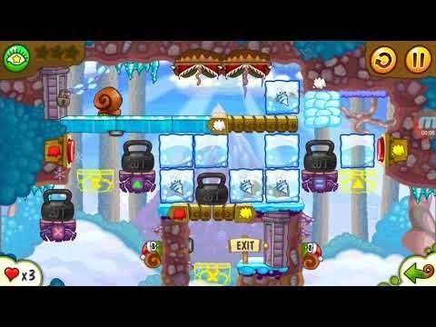 Let's Play - Snail Bob 2, Level 4-23, Winter Story