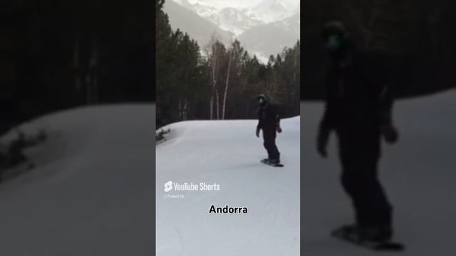 Сноуборд горы Пиренеи