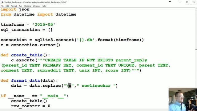 Buffering dataset - Creating a Chatbot with Deep Learning, Python, and TensorFlow p.3