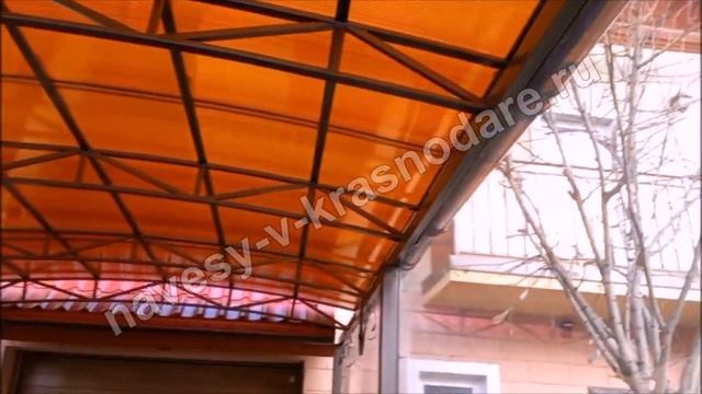 Проект 4 Навес перед входом - усиленные фермы