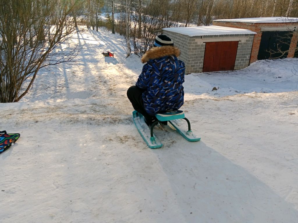 катаемся на горках