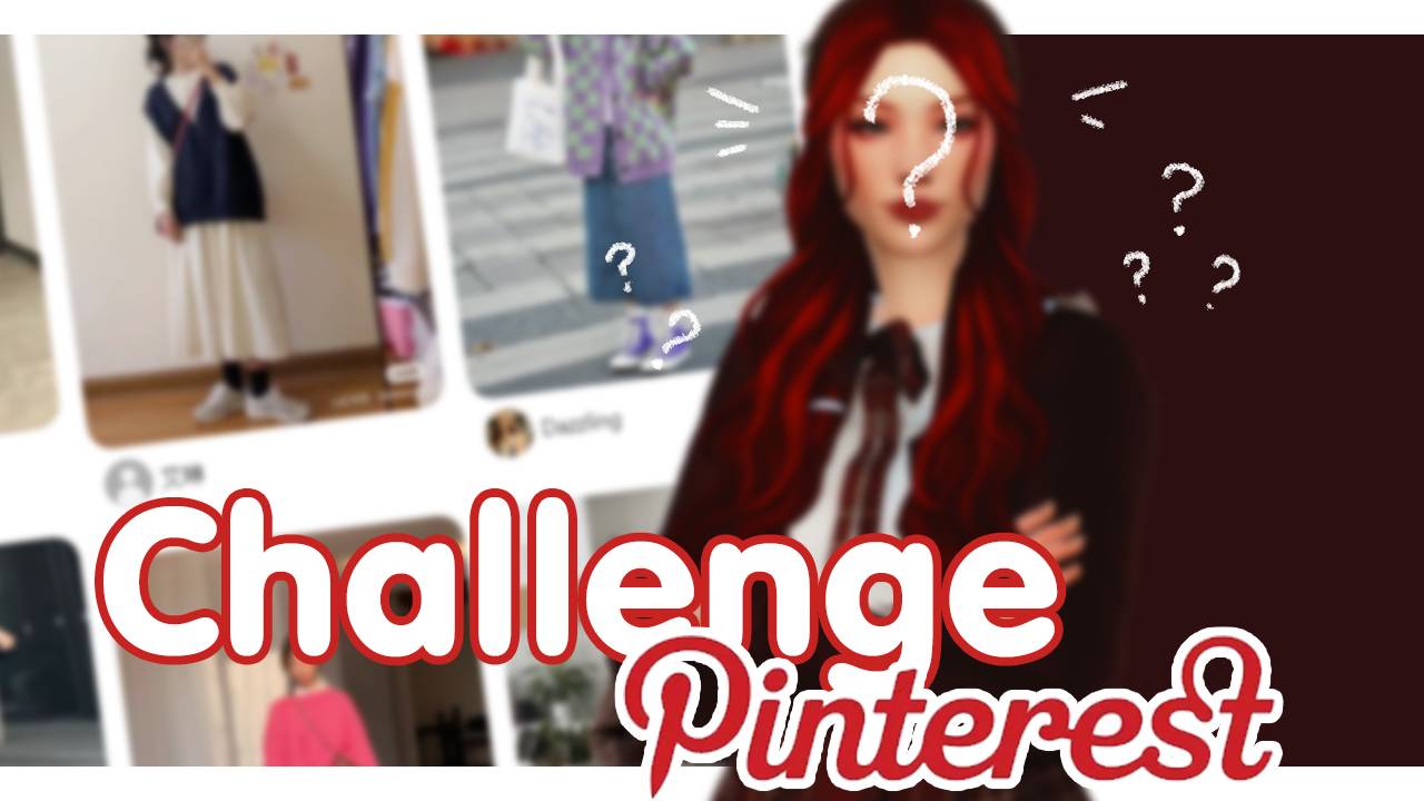 СОЗДАЛА ПЕРСОНАЖА С ПОМОЩЬЮ PINTEREST _ The Sims 4