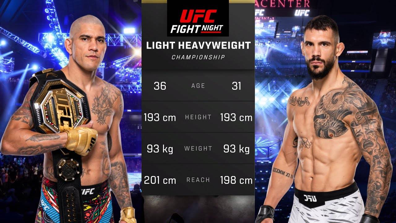 Алекс Перейра против Александра Ракича Полный бой - UFC 5 Fight Night