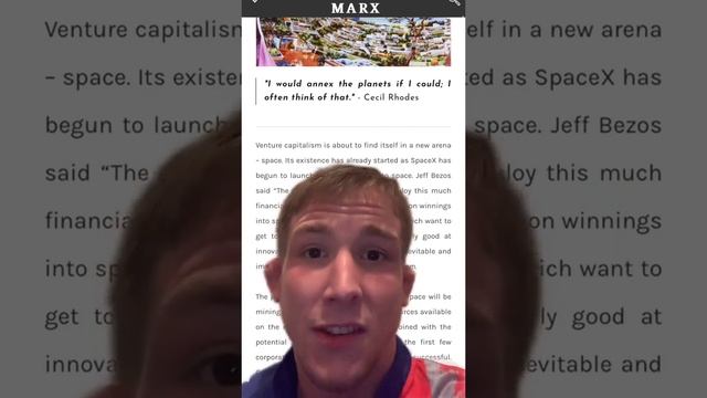 CAPITALISM GOES TO SPACE!!! #SpaceForce