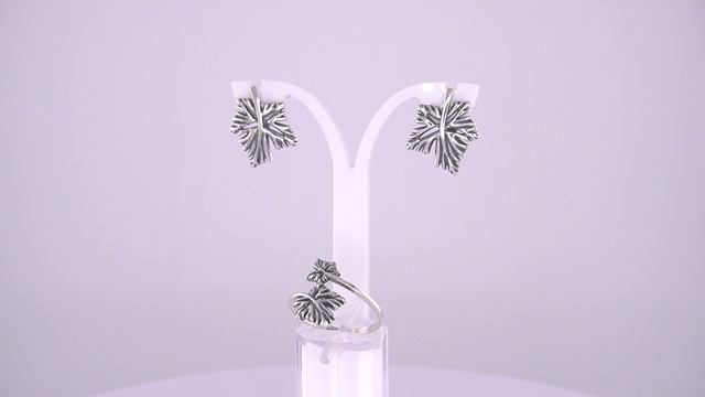 Комплект из серебра кольцо арт. 23016794 серьги арт. 33016794