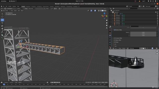 01-02 - Modeling the Supporting Column of the Space Station