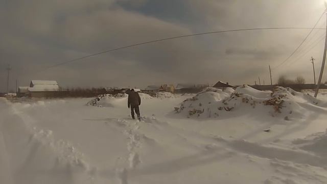 Выкапываем Трактор Т-40 из СНЕГА.