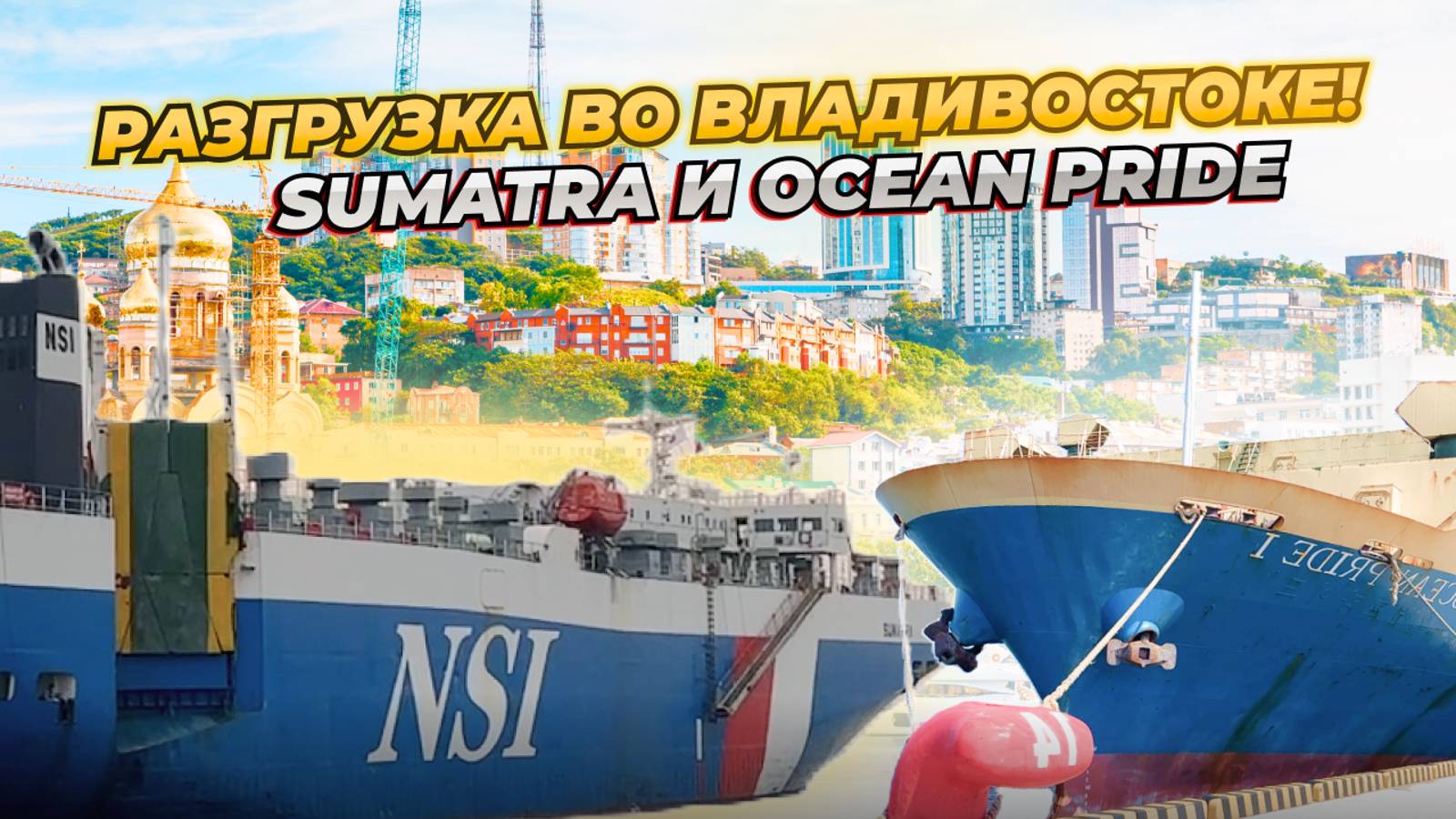 РАЗГРУЗКА Ocean Pride и Sumatra ВО ВЛАДИВОСТОКЕ❗ Авто из Японии