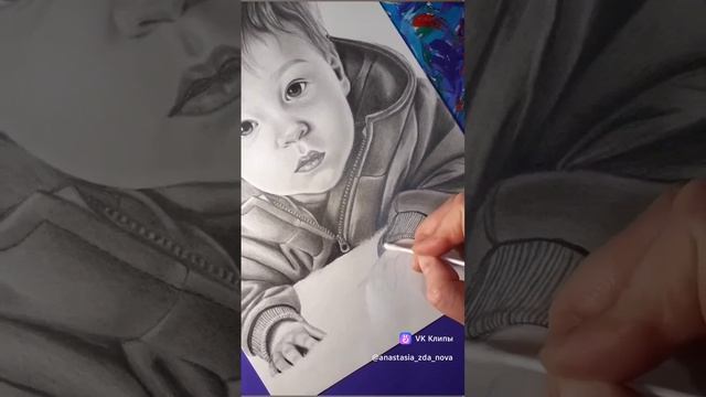 портрет карандашом