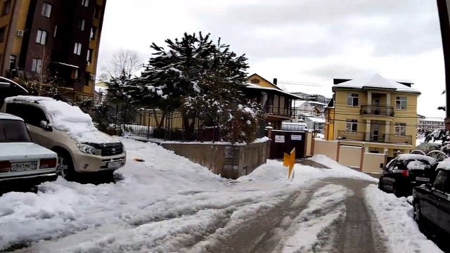Сочи, зима, снег :) 18.02.2021