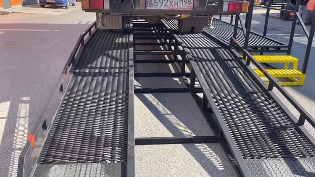 Автомобильная рампа с лестницей MLC ORIGINAL RAMPS