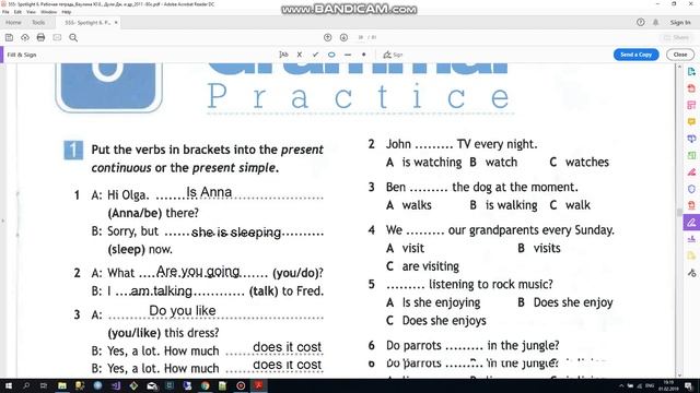 6.36 - Spotlight 6 класс. Module 6 . Grammar Practice. часть 1 от канала ГДЗ