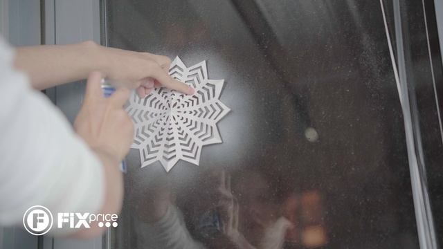 Спрей для декора окон и зеркал "Снег" | FIX PRICE