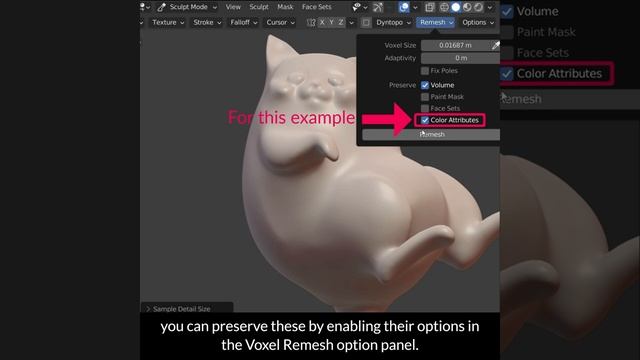 Blender Secrets 851 - Sculpt Remesh tips for Blender 4_edit