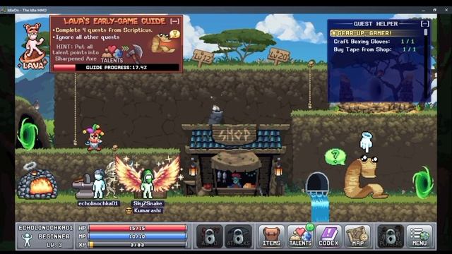 Нашел УЛЬТРА ММО-АФК-РПГ игру / Legends of idleon / обзор на игру