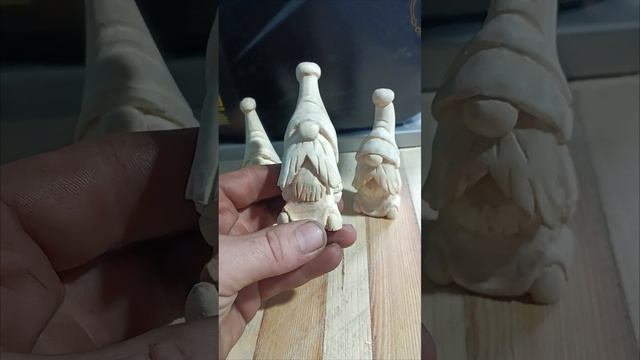 дед мороз из дерева