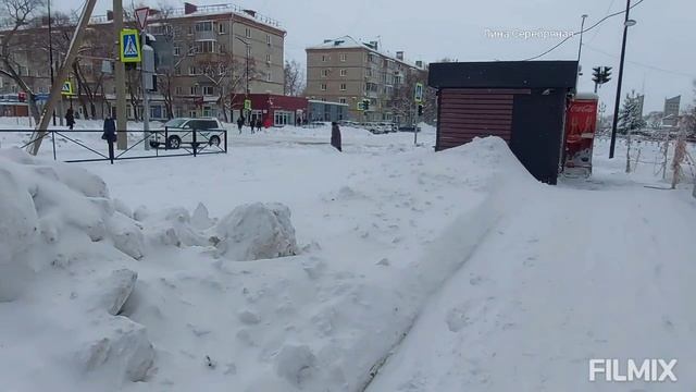 СНЕГОПАД в Благовещенске 29 ноября 2024г. Борьба со снегом.