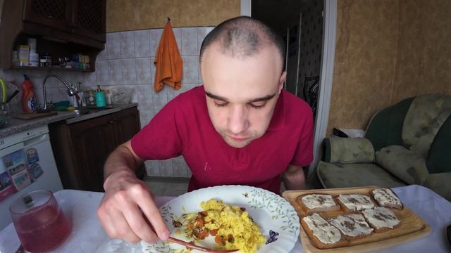 МУКБАНГ НАРЕЗКИ ЛУЧШЕЕ - РЫБА ПАЛТУС И РИС / БУТЕРБРОДЫ - ХЛЕБ, МОСЛО MUKBANG АСМР 29. 11. 2024