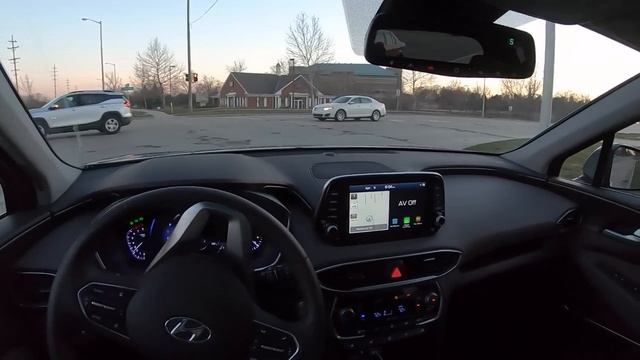 2019 Hyundai Santa Fe Ultimate 24 AWD  POV Sunset