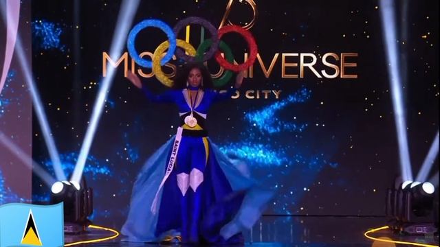 73 Miss Universe 2024 Saint Lucia Skye Destini Faucher Мисс Вселенная Сент Люсия Национальный костюм