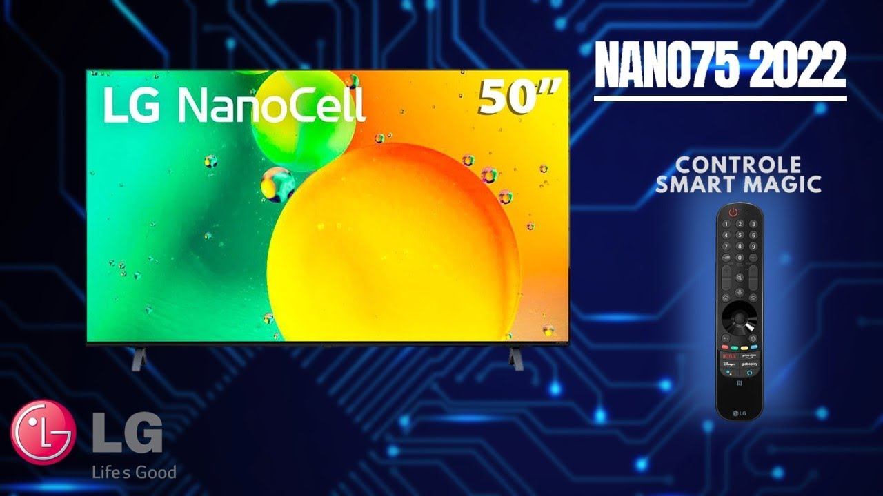Smart TV LG 50'' 4K NanoCell 50NANO75 2022 - Detalhes