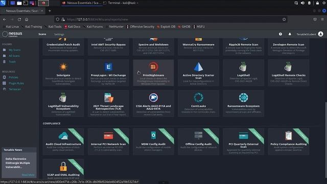 Компоненты Nessus | Pentest 1.1