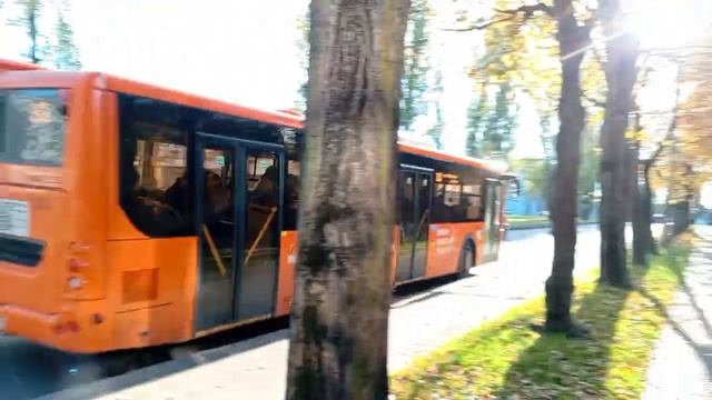 Автобус ЛиАЗ 5292 компании АО КалининградГорТранс с маршрутом 11 Октябрьский остров - Беговая улица