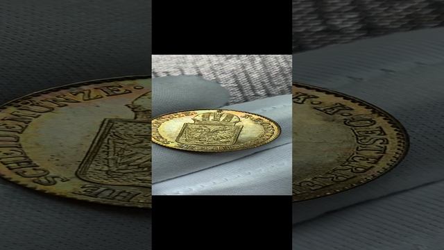 6 крейцеров 1849 года. Австрия. UNC. В штемпельном блеске!