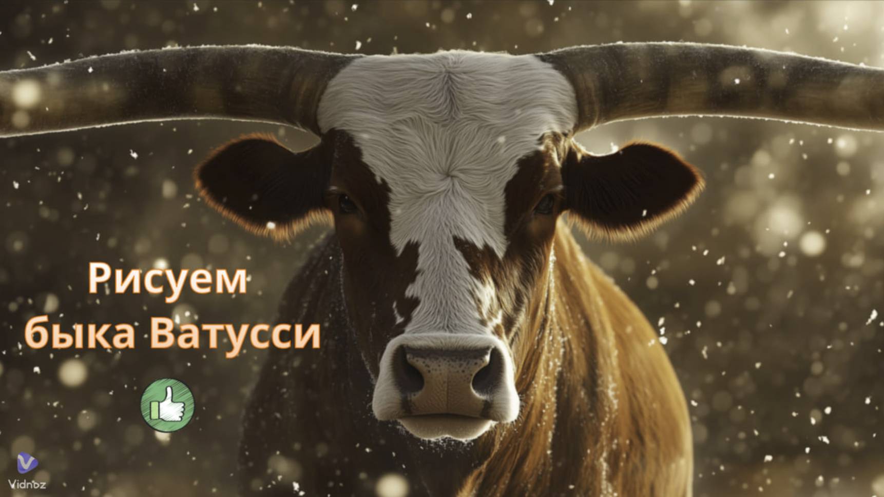 Маленькие художники: Рисуем быка Ватусси- Детский образовательный мультфильм