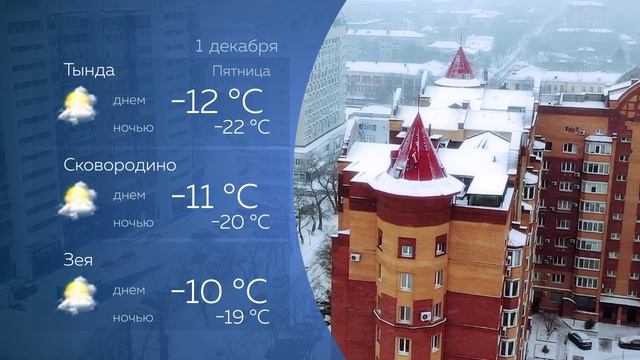 Прогноз погоды на 01.12.2024