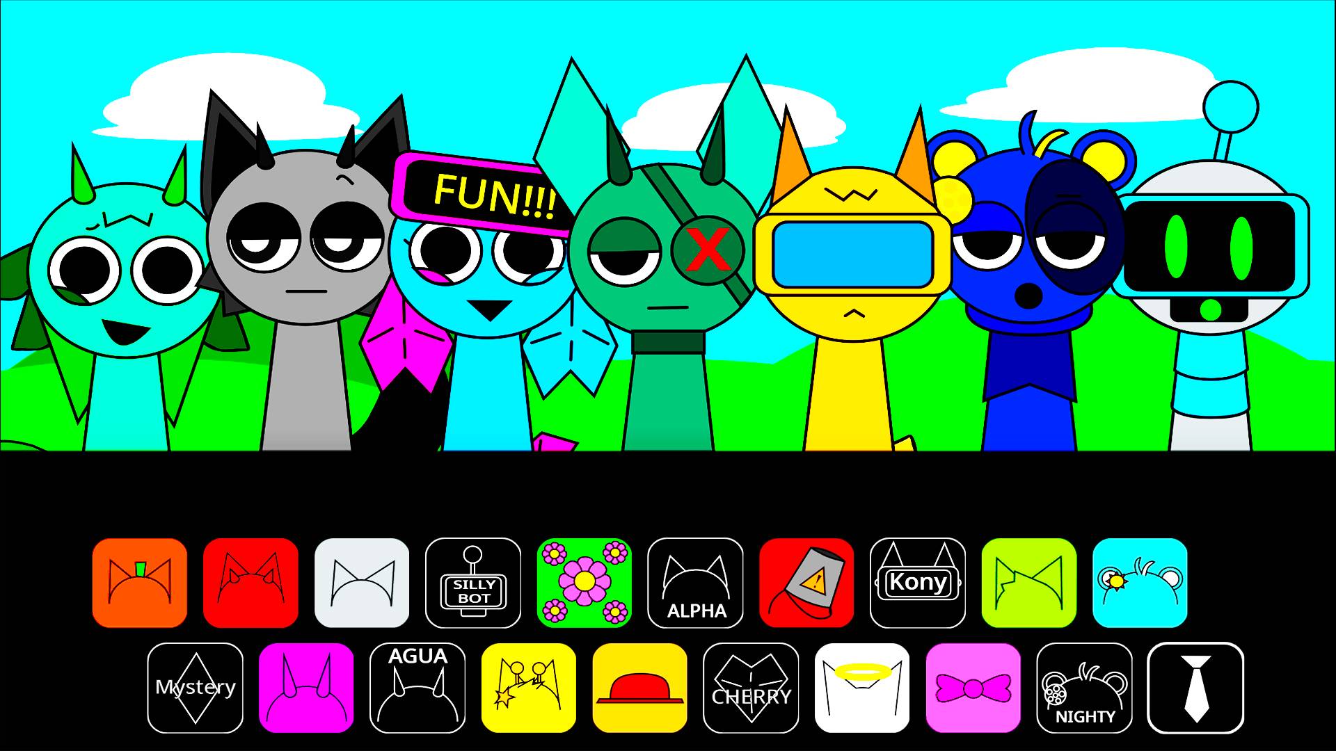 All Colordex Unlocked in Sprunki