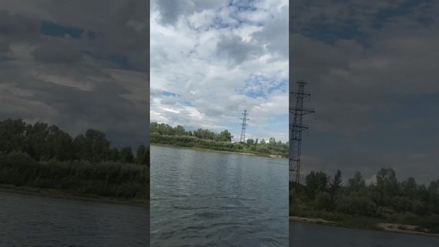 Насадка на бензокосу в деле на лодке. #вятка #вятскиеполяны